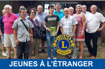 JEUNES À L’ÉTRANGER